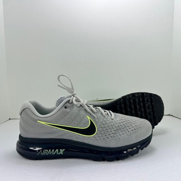 Nike Air Max 2017 Wolf Grey Black Platinum Sneakers 849559-012 Mens Size NEW main image 7